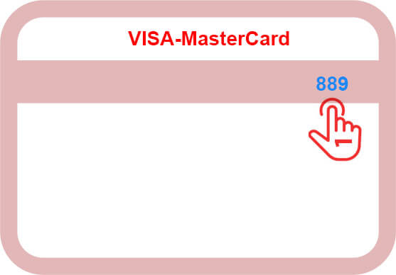 Número CVC y CVC2 Vista y MasterCard